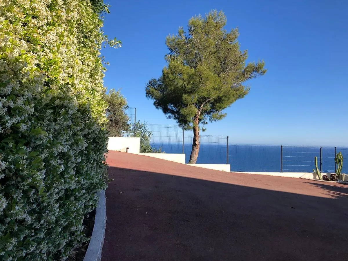 Апартаменты Vue Mer.Tranquilite.Cap D'Ail A 10 Mn De Monaco Кап-д'Ай Франция